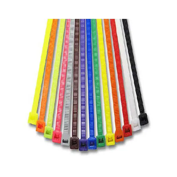 11-Inch Assorted-Color Nylon Cable Ties – Multi-Hue Bundling Kit (100-Pack)