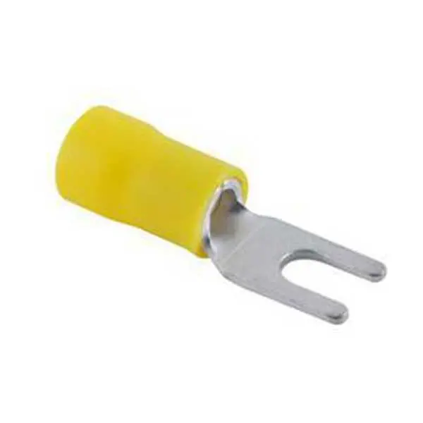 12–10 AWG Insulated Spade Terminals – #8 Stud Size, 100-Piece Pack