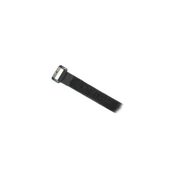 12-Inch Black Hook-and-Loop Buckle Straps – 2-Pack
