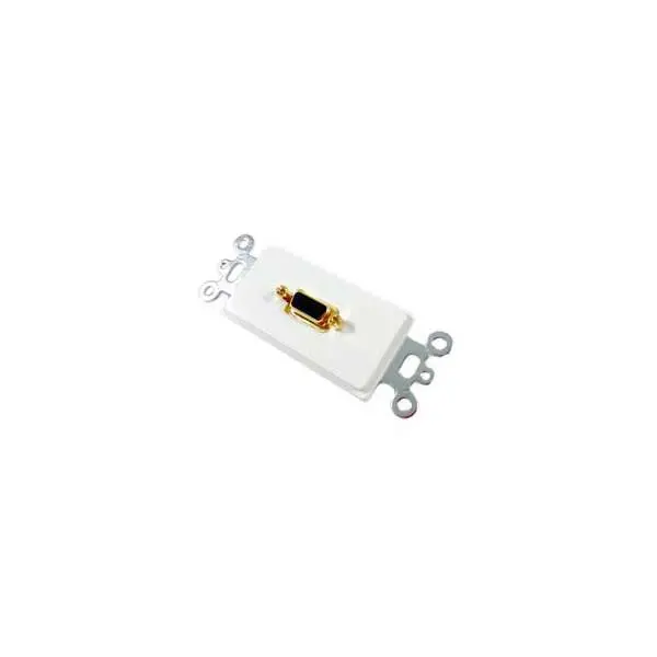 15-Pin D-Sub (VGA) Feed-Through Wall Plate Insert