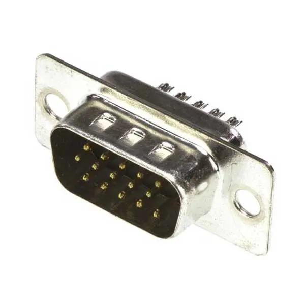 15-Pin High-Density Male Solder-Type D-Sub Connector