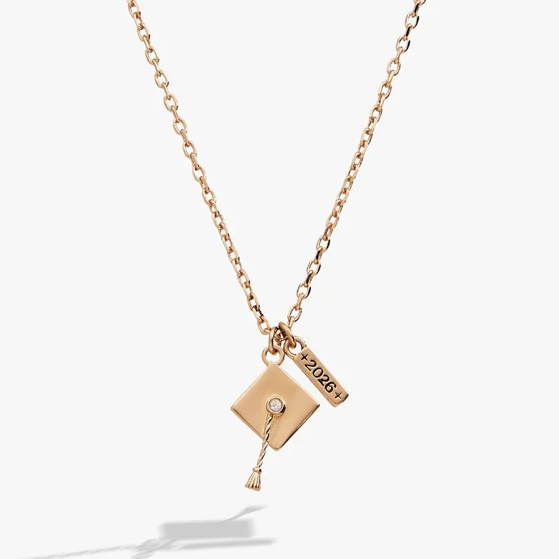 2026 Graduation Multi-Charm Pendant Necklace