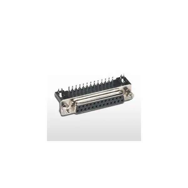 25-Pin Right-Angle Solder D-Sub Connector – Female Type