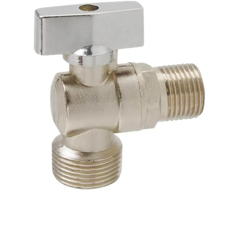 3/4″ × 1/2″ Angle Mini Ball Valve in Brass – Model SHOWY-5130