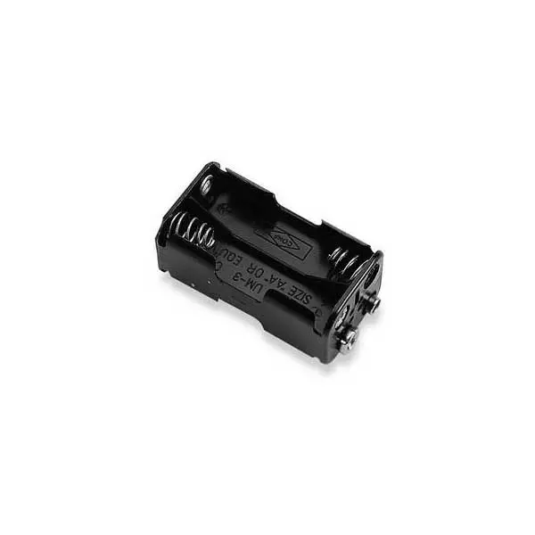 4-AA Cell Battery Holder with Integrated Snap Connector