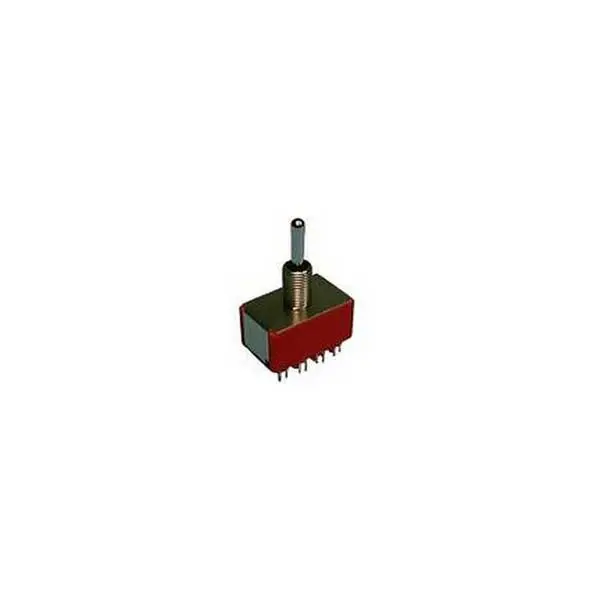 4PDT Miniature Toggle Switch – Three-Position On-Off-On Configuration