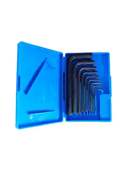 9-Piece Hex Key (Allen) Set – Metric Sizes 1.5mm to 10mm, Ergonomic Handles
