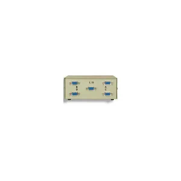 AB15HD-4E Four-Port Manual HD15 (VGA) Data Switch Box