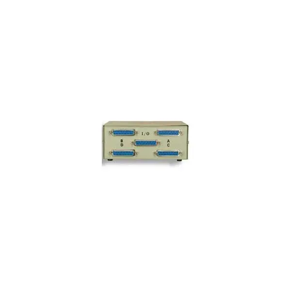 AB25-4E Four-Port Manual DB25 Data Switch Box