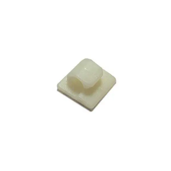 Adhesive Wire Clips – 0.25″ Diameter Miniature Mounts, 50-Count Pack