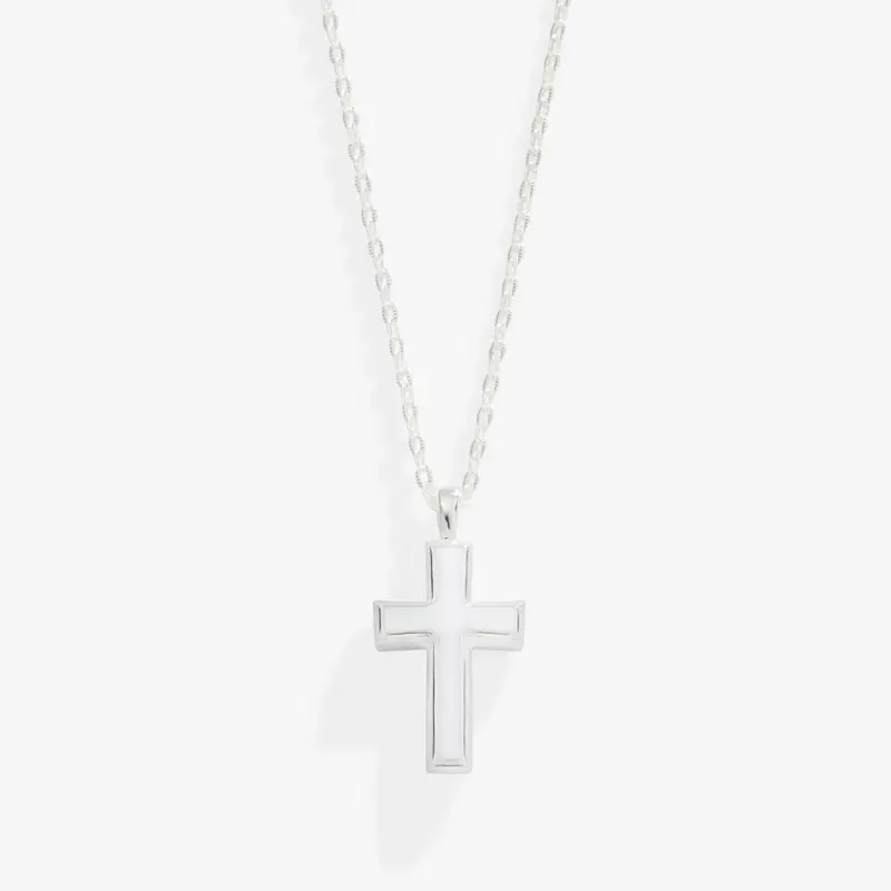 Adjustable Cross Pendant Necklace