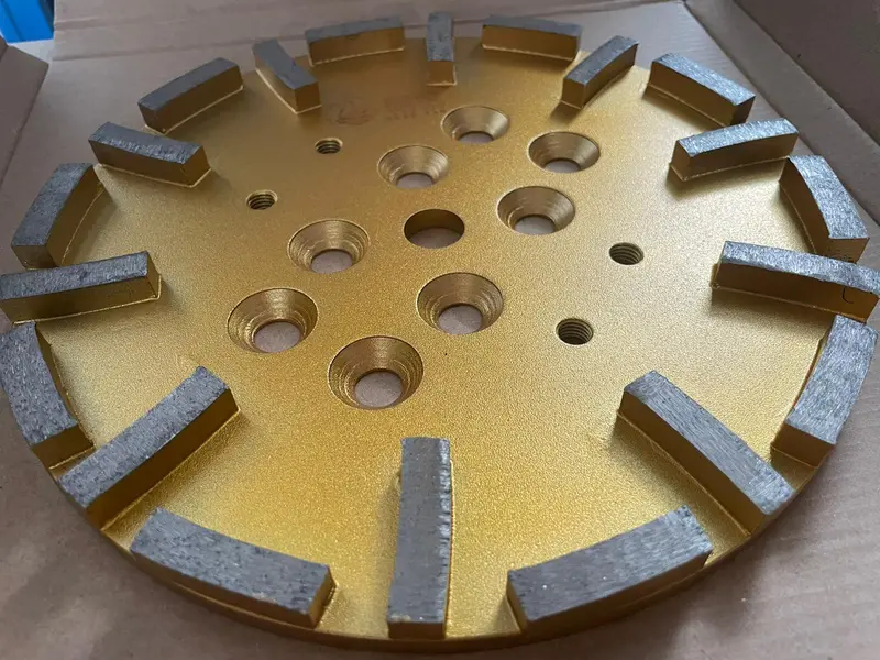 Aiko 10-Inch Diamond Cup Wheel – 20-Segment, Compatible with ZFG250 Angle Grinders | Model: DCW-ACW10-20T