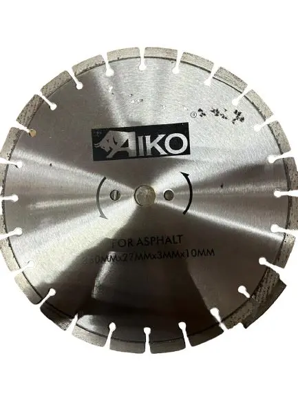 Aiko 14-Inch (350mm) General-Purpose Asphalt Diamond Blade – Segmented Rim for Faster Cutting | DB-LDS05-350M