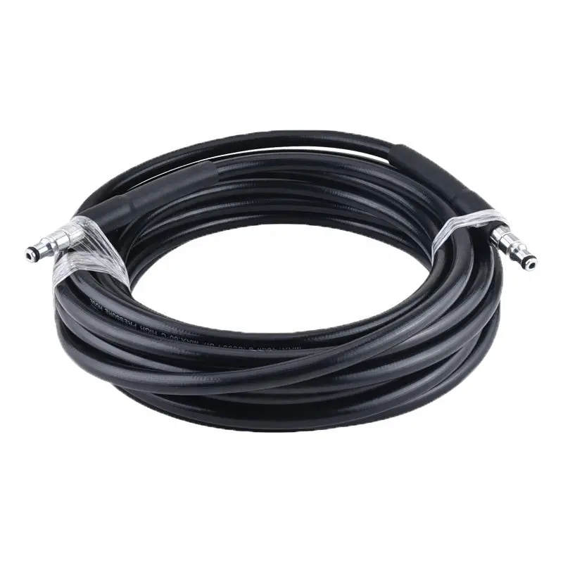 Aiko 20-Meter Pressure Hose – Rubber-Insulated, Dual 3/8″ Male Ends | HOSE-20M