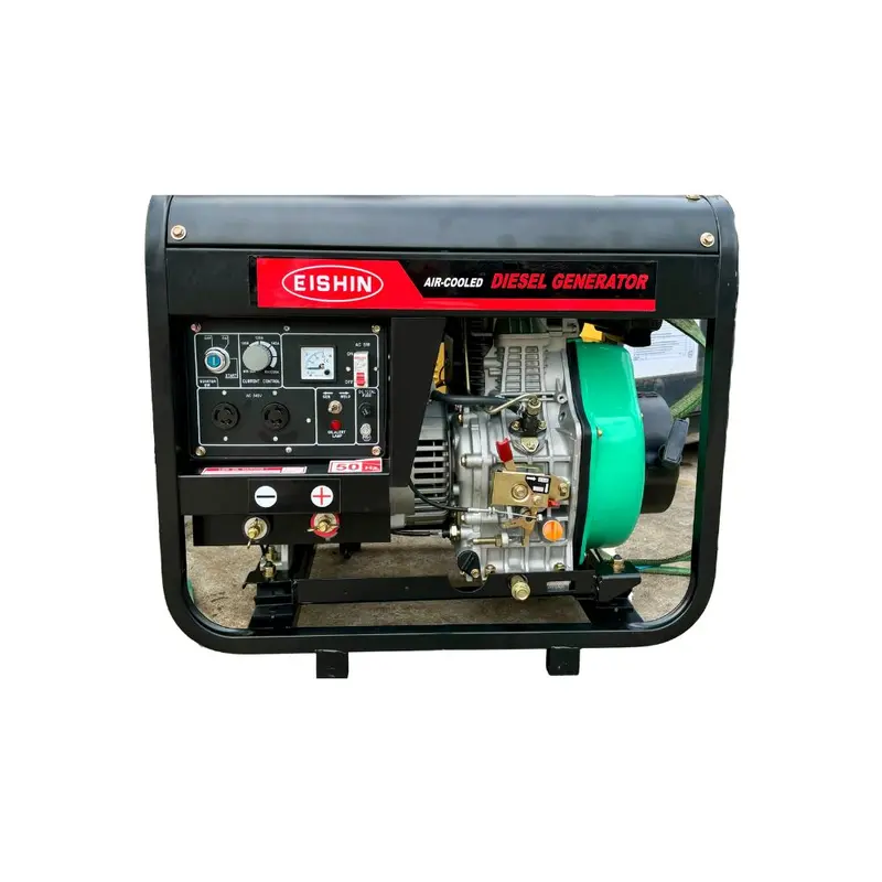 Aiko 220-Amp Diesel-Powered Welding Generator with 192FE Engine (Model 8GFCLEW-192FE)