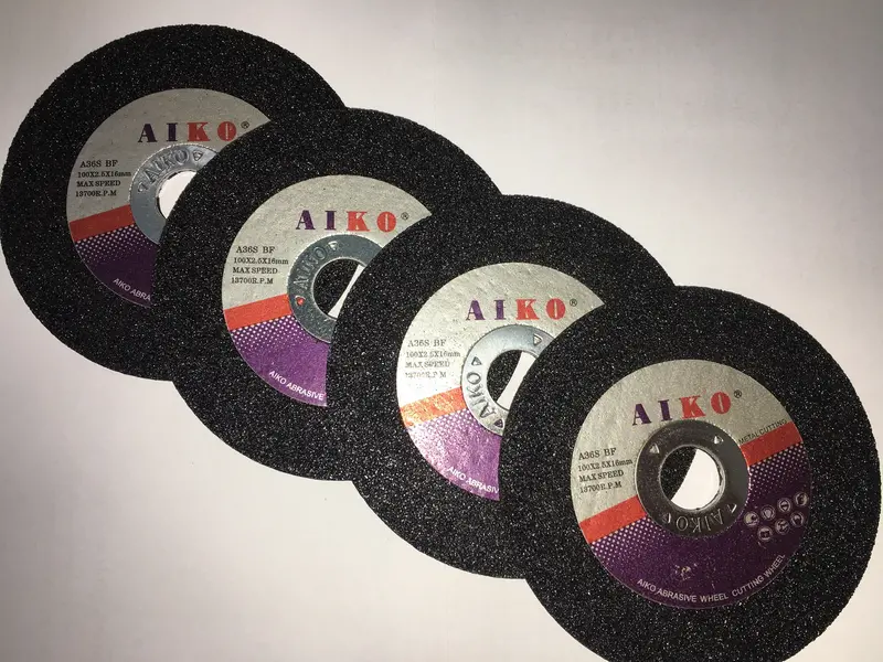 Aiko 4-Inch x 2.5-Inch x 16-Gauge Cutting Disc for Angle Grinders – Model CD-A0425