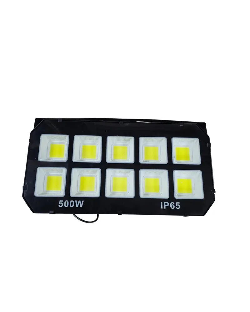 Aiko 500W LED Floodlight – 10-Bulb High-Intensity Outdoor Lighting, Model LED-QF-8077-500W