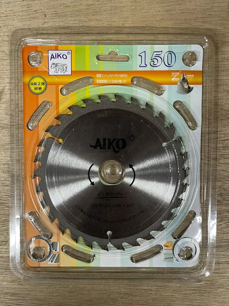 Aiko 6-Inch Wood-Cutting Circular Saw Blade – 150 mm x 25.4 mm Arbor | SBA-W150