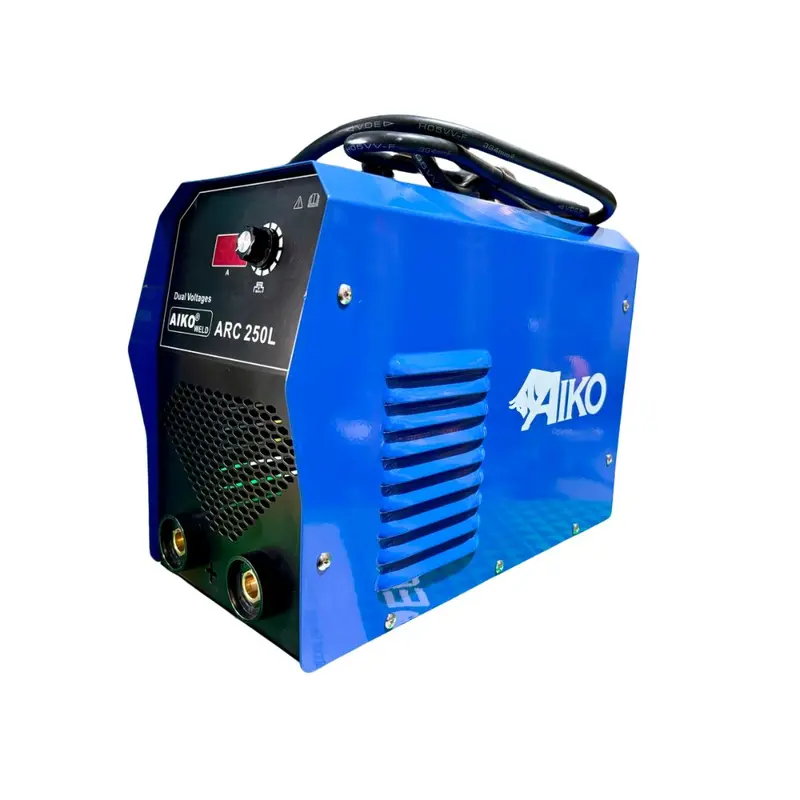 Aiko ARC250L Dual-Voltage (110V/240V) Arc Welder Kit – Includes 3m Electrode & 3m Earth Cables | W-ARC250L-MY