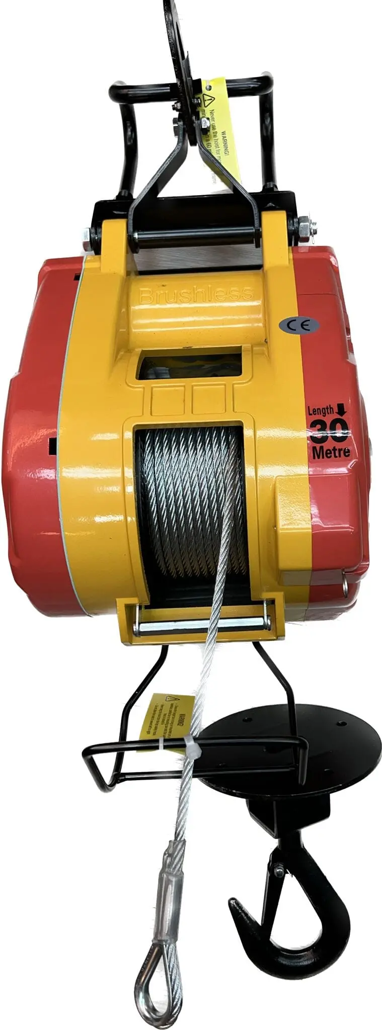 Aiko Brushless Mini Winch – 490kg Pull Force, 6mm x 30m Cable