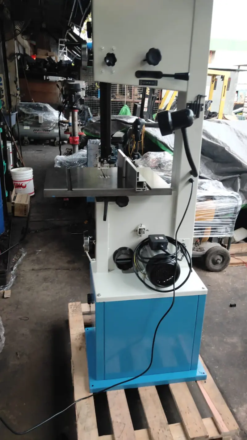 Aiko BSM-TBS-356 Vertical Wood Band Saw – Industrial-Grade Resawing & Curved-Cut Capability