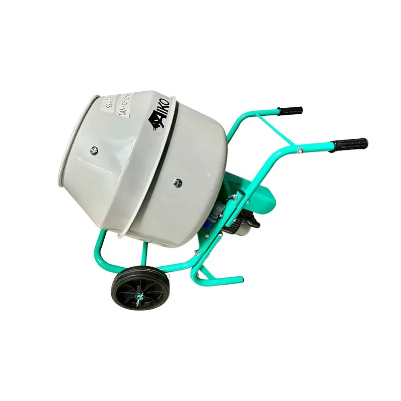 Aiko CMX-HGJ160-YM 160-Litre Cement Mixer with 240V Motor – Green & White Finish