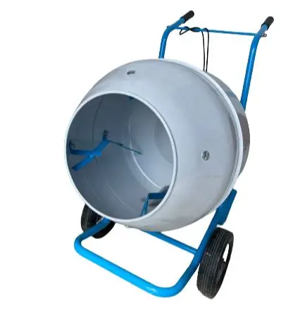 AIKO CMX-HGJ160E 160L Cement Mixer – 240V Electric Drum Mixer in Blue & White Finish