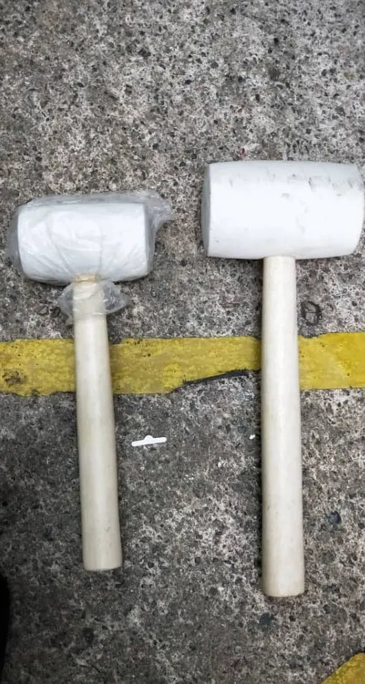 Aiko HAM-WM White Rubber Mallet – Choice of 16 oz, 24 oz, or 32 oz | HAM-WM