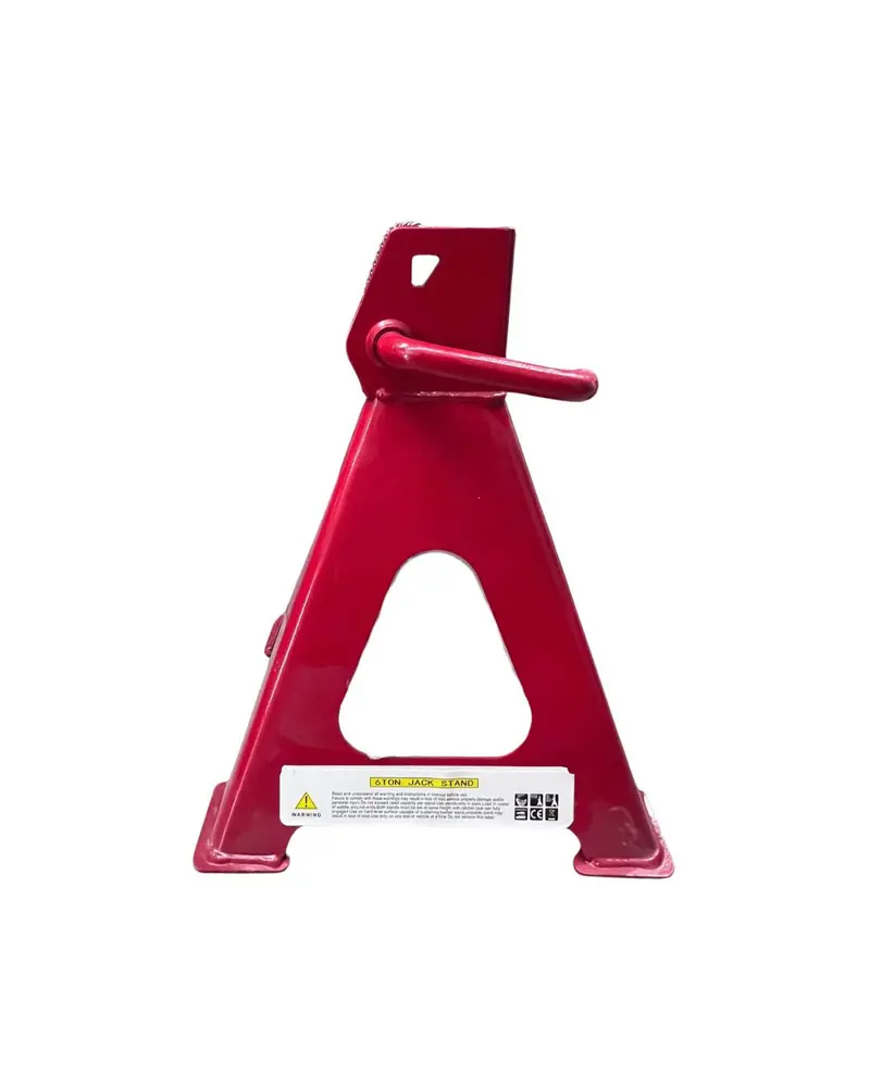 Aiko JACK-11133-QD 6-Ton Industrial Jack Stand Featuring Secure Lock Pin – Red Box