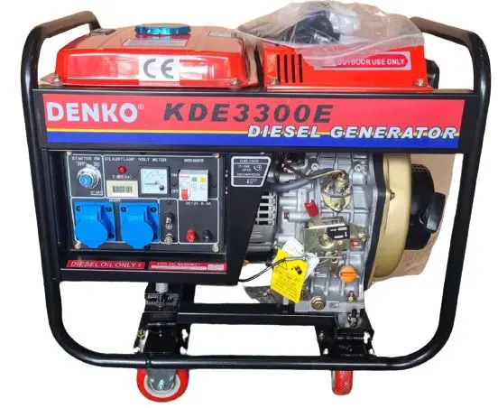Aiko KDE3300E Diesel Generator — 2.8KVA, 230V, 50Hz, Battery-Free Operation | KDE3300E