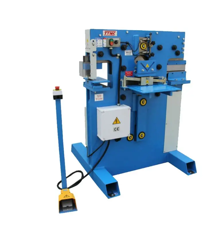 Aiko M55 Hydraulic Ironworker Machine – Multi-Function Metal Fabrication Press (Tooling Sold Separately) | Model M55