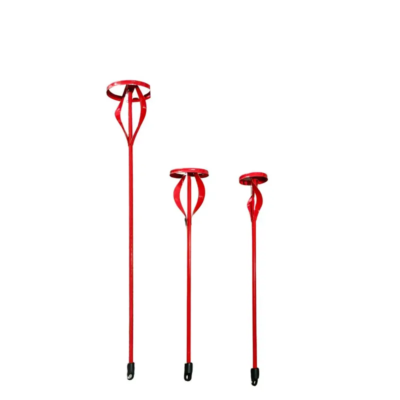 Aiko PM Red Paint Mixer Shaft — Heavy-Duty Mixing Rod for Viscous Coatings