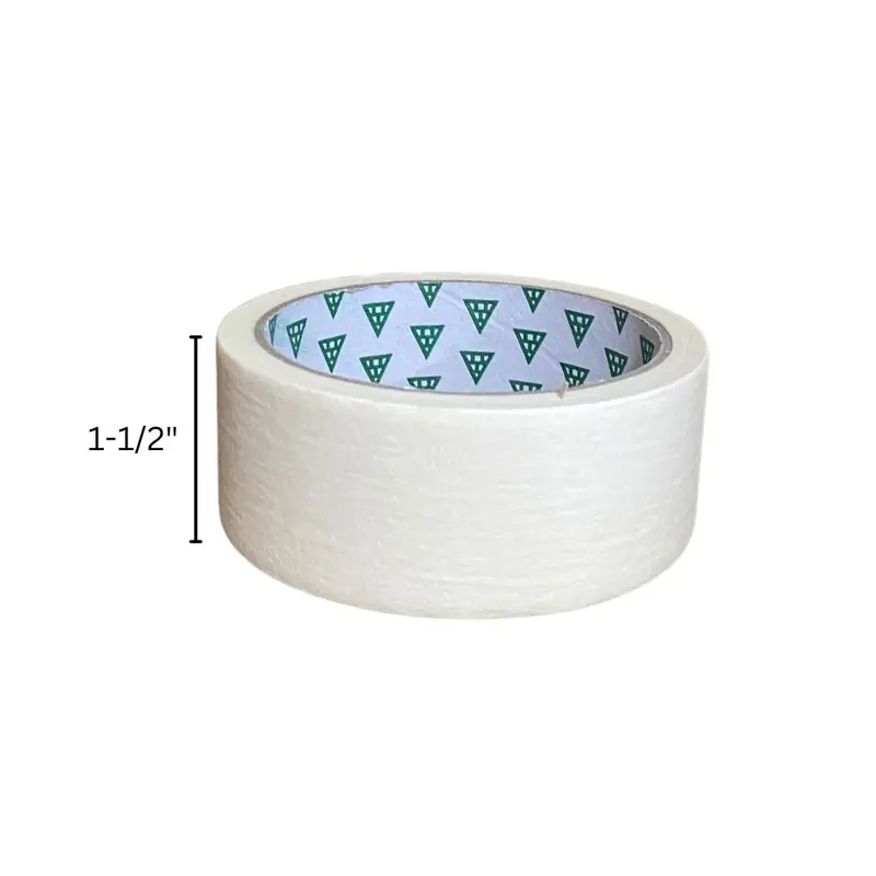 Aiko Premium 1.5-Inch Masking Tape – 19-Yard Rolls, 48 per Carton | MT1-A14