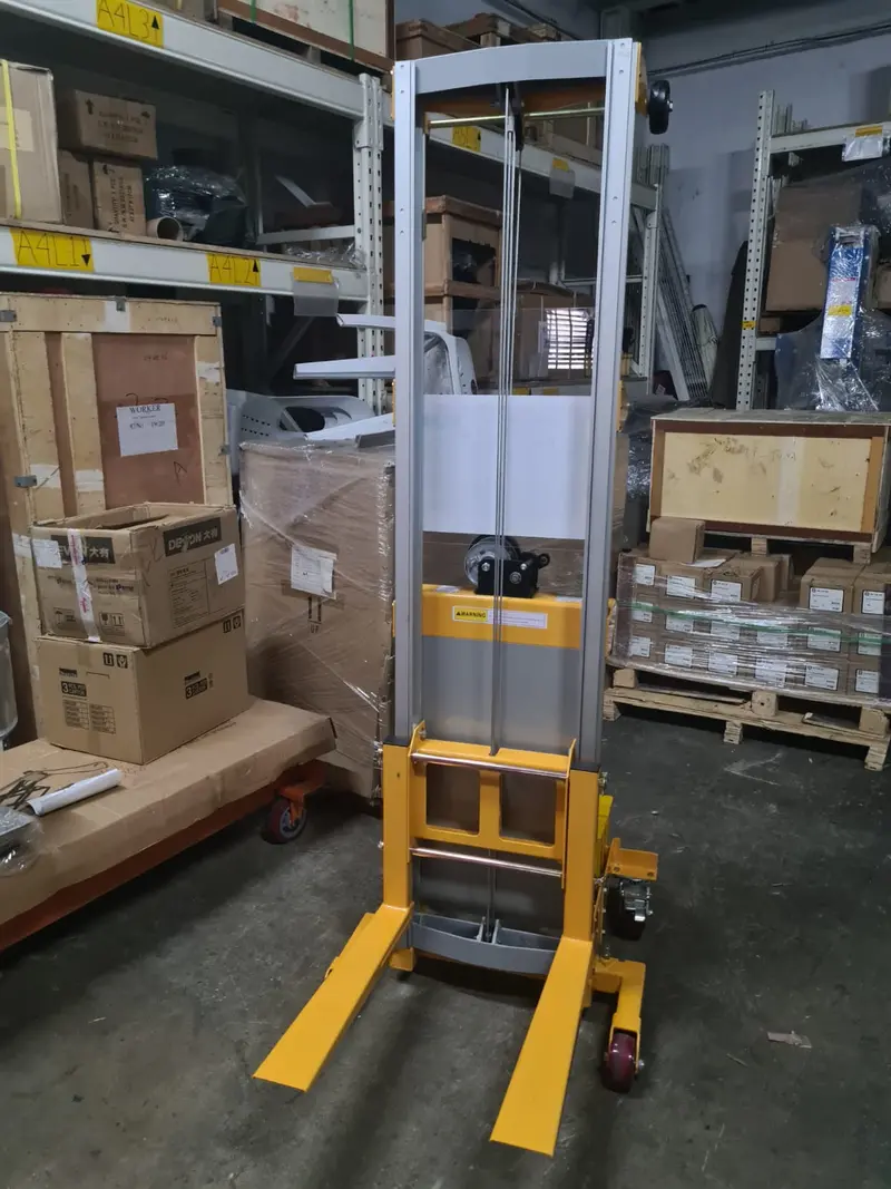 Aiko PT-BC159 Aluminum High-Lift Stacker – 159 kg Capacity, 3–3.5 m Adjustable Height