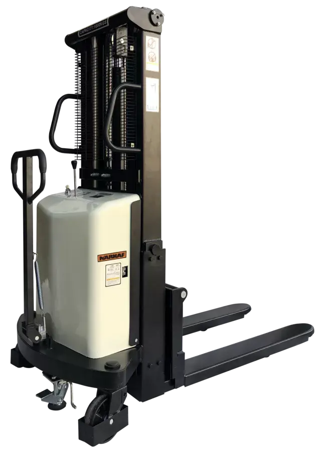 Aiko PT-WSEM-2020 Semi-Electric Pallet Stacker – 2-Ton Capacity, 2-Meter Lift