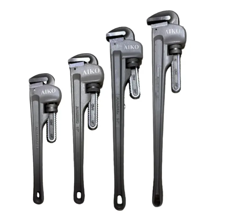 Aiko PWA-A Aluminum Pipe Wrench – CR-V Steel Jaws, Lightweight Grip Tool | PWA-A