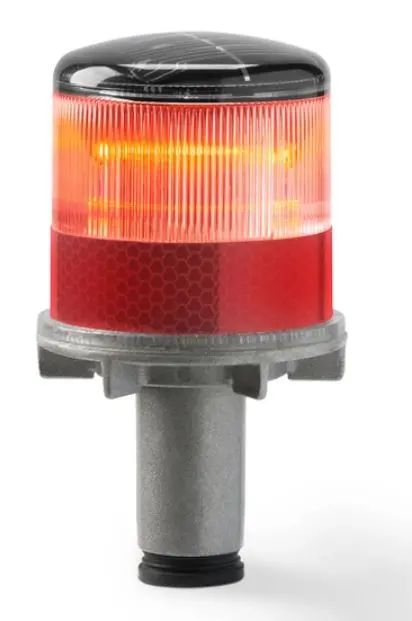 Aiko RL-7365 Clear Solar-Powered LED Strobe Light