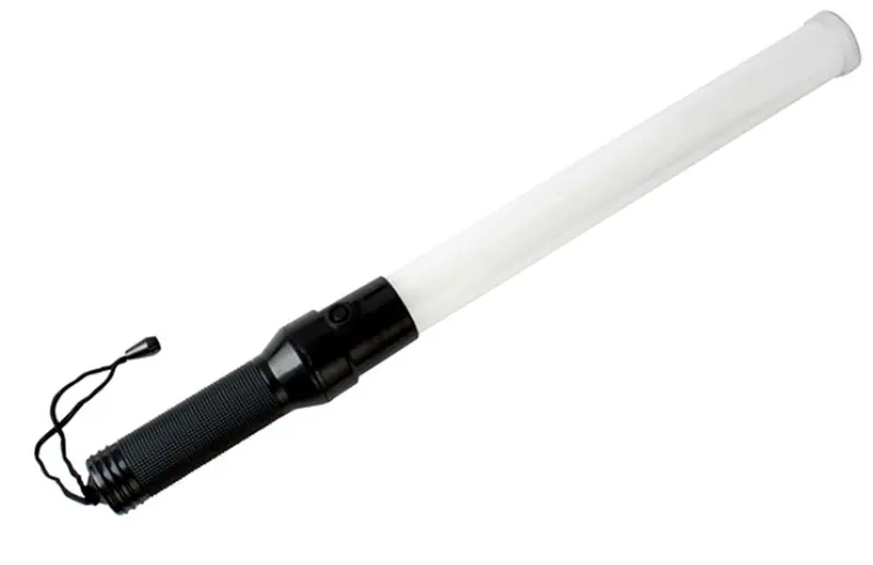 Aiko RL-7474 LED Traffic Baton – 4cm Clear Body with Flashing Red/Green Modes | RL-7474