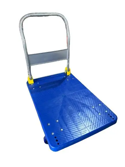 Aiko TRL-DL300F Heavy-Duty Blue PVC Plastic Utility Trolley – 300kg Load Capacity
