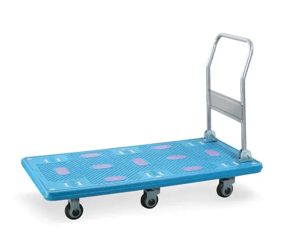 Aiko TRL-DL500D Heavy-Duty 600 kg PVC Grey Utility Trolley with Ultra-Quiet Wheels