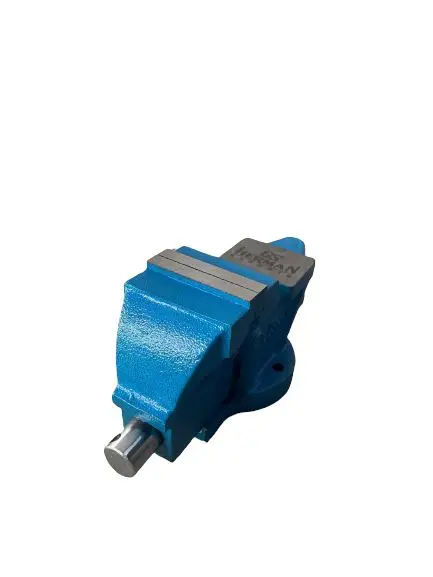 AIKO VISE-GS100-03 Compact Bench Vice – 80mm Capacity, Fixed Mount with Metric Scale