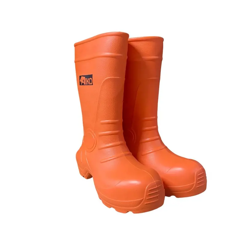 AIKO YB-ORANGE Superlight Safety Boots – Composite Toe + Kevlar Midsole, Orange Finish