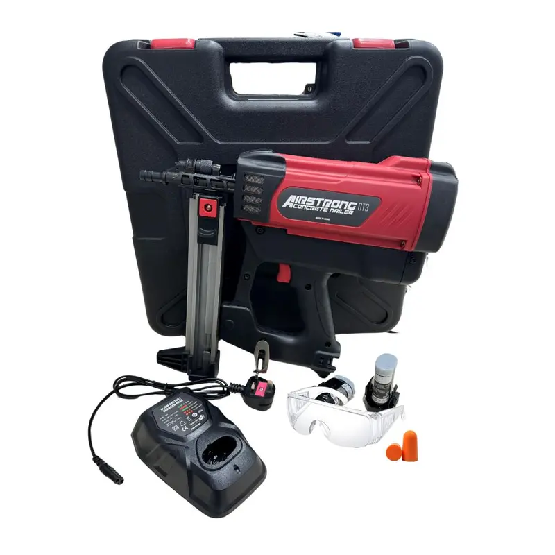 Airstrong GS-GT3 Gas-Actuated Concrete Nail Gun – Professional-Grade Pneumatic Tool for Structural Fastening