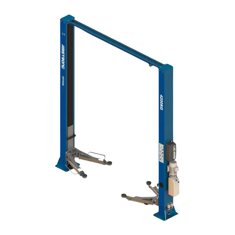 Airstrong U-T42A Two-Post Car Lift – 4.2-Ton Capacity, 1910mm Max Lift Height, 415V/50Hz Dual-Pole System