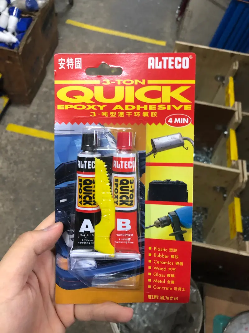 Alteco Rapid-Cure Epoxy Adhesive – 3-Ton Strength Two-Part Formula