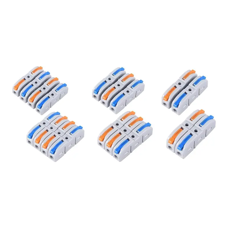 Altex Preferred 60-Piece Lever Wire Connector Kit – 28–12 AWG Inline Splicing Terminals