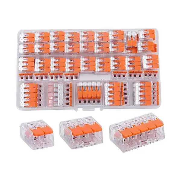 Altex Preferred Lever Wire Connector Assortment – 75-Piece Kit (2/3/5-Port Variants)