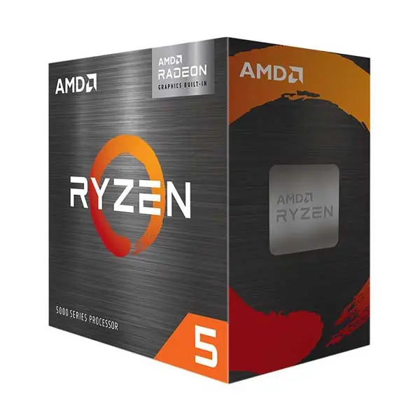 AMD Ryzen 5 5600G Desktop CPU – 6-Core, 3.9GHz, AM4 Socket, Integrated Radeon Vega Graphics