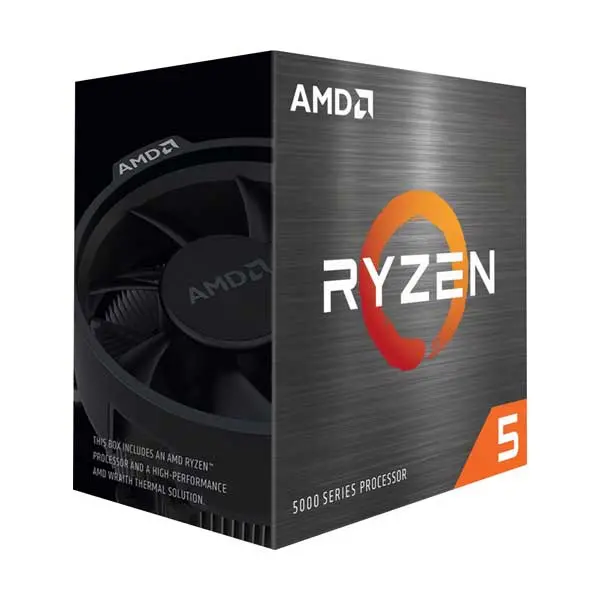 AMD Ryzen 5 5600X Desktop Processor – 6-Core, 12-Thread AM4 CPU with Wraith Stealth Cooler