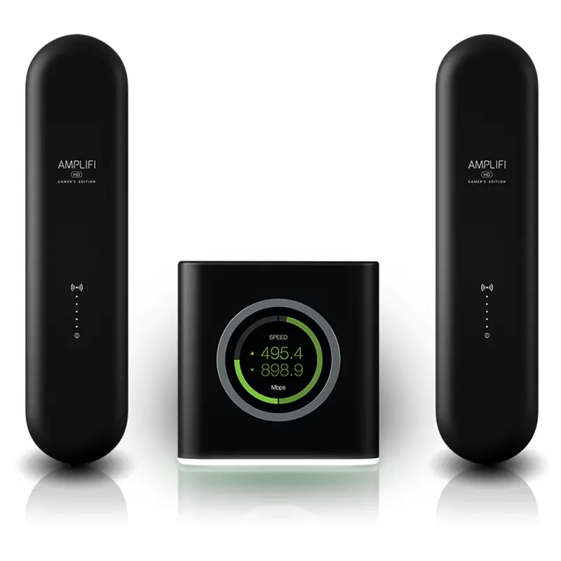 AmpliFi Gamer’s Edition WiFi 5 Mesh System – Ubiquiti-Engineered for Low-Latency Gaming and Streaming